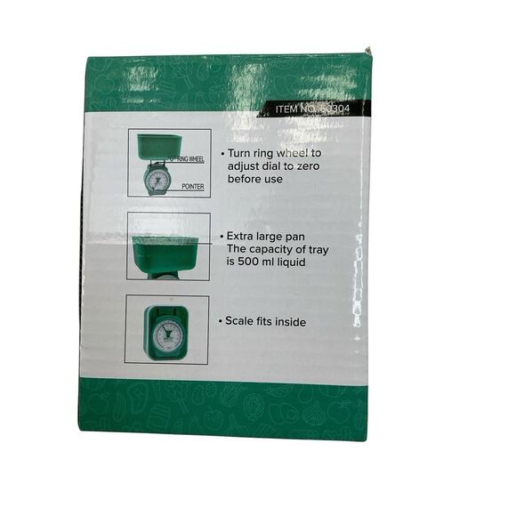 MEDI Weight Loss Food Scale 50g x 1/4oz 450g / 16oz Total Green New Sealed - Picture 7 of 12
